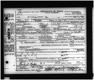William Christian Kountz, JR's death certificate