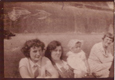 Aunt Dolly, Nan and Patricia Parker and unknown person